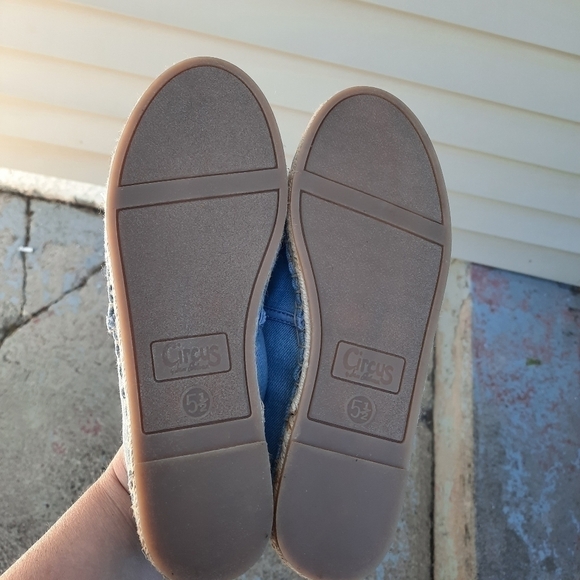 🌟 Sam Edelman Head in Clouds Leni Espadrille Chambray Slip On Shoes size 5.5 - Picture 5 of 6